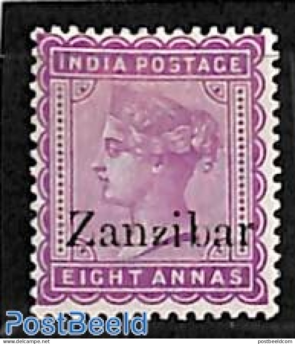 Zanzibar 1895 8a, Stamp Out Of Set, Unused (hinged) - Zanzibar (1963-1968)