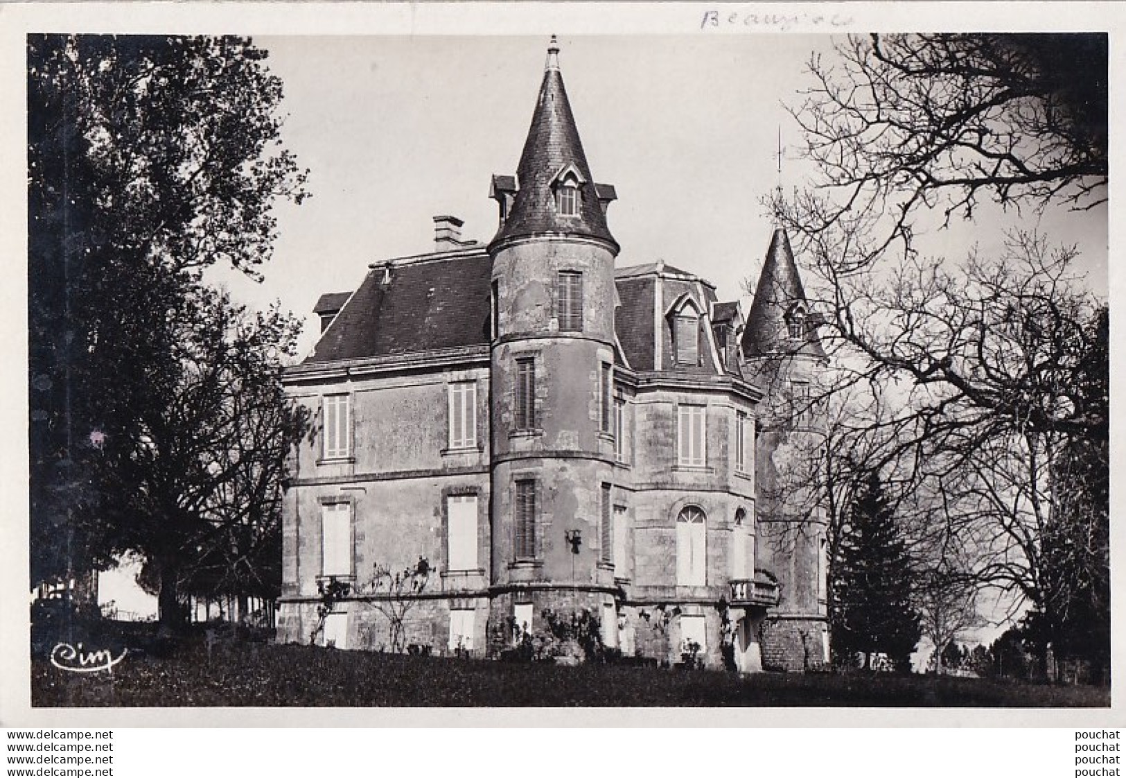 J26-47) CASTELJALOUX - CHATEAU DE BAUZIAC - ( 2 SCANS ) - Casteljaloux