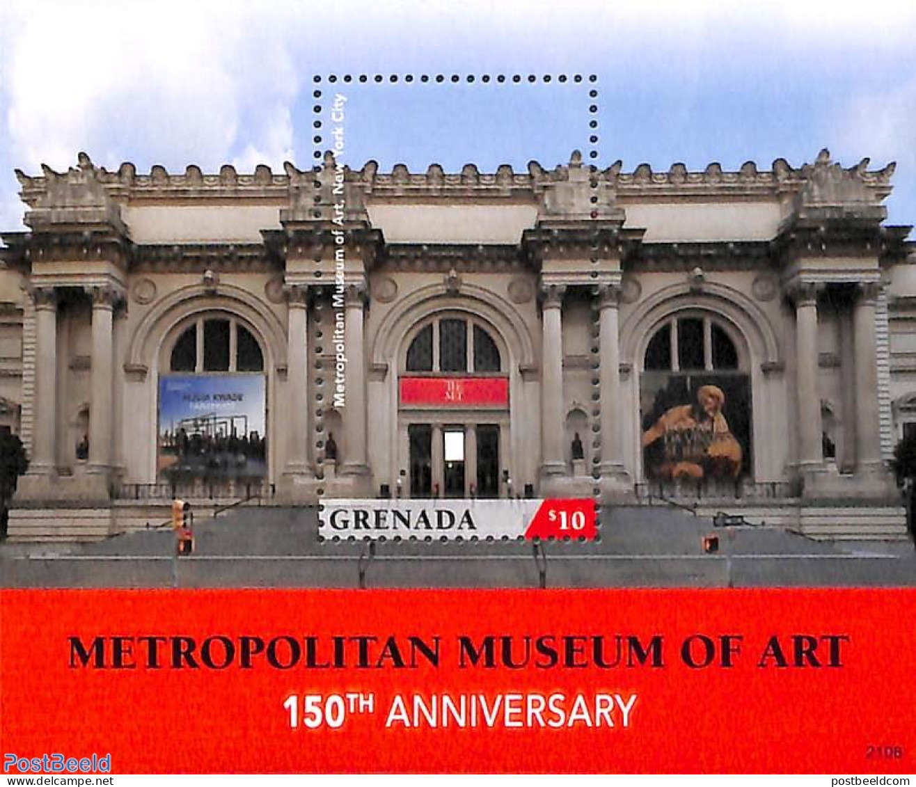 Grenada 2021 Metropolitan Museum Of Art S/s, Mint NH, Art - Museums - Musei