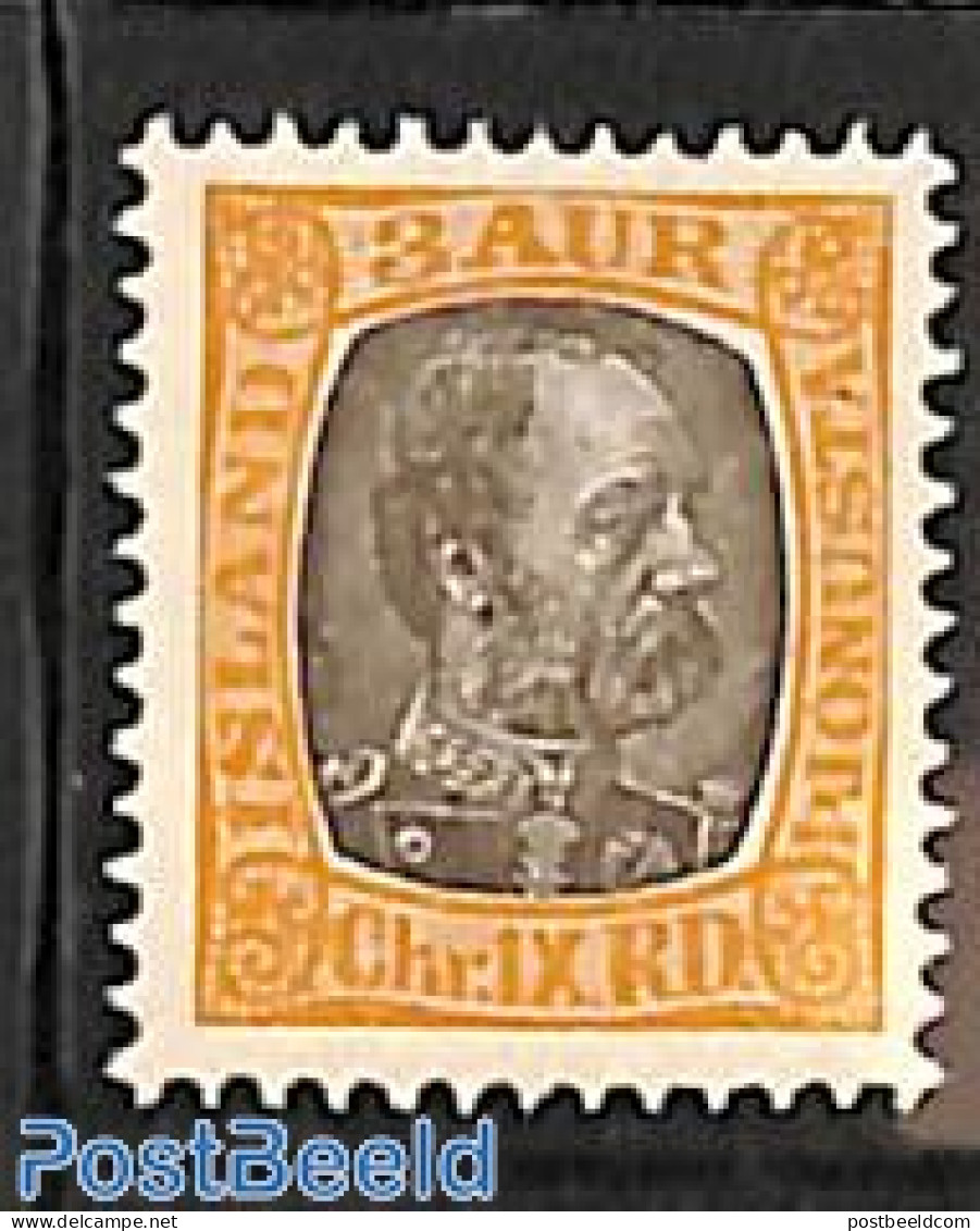 Iceland 1902 3A, On Service, Stamp Out Of Set, Mint NH - Sonstige & Ohne Zuordnung