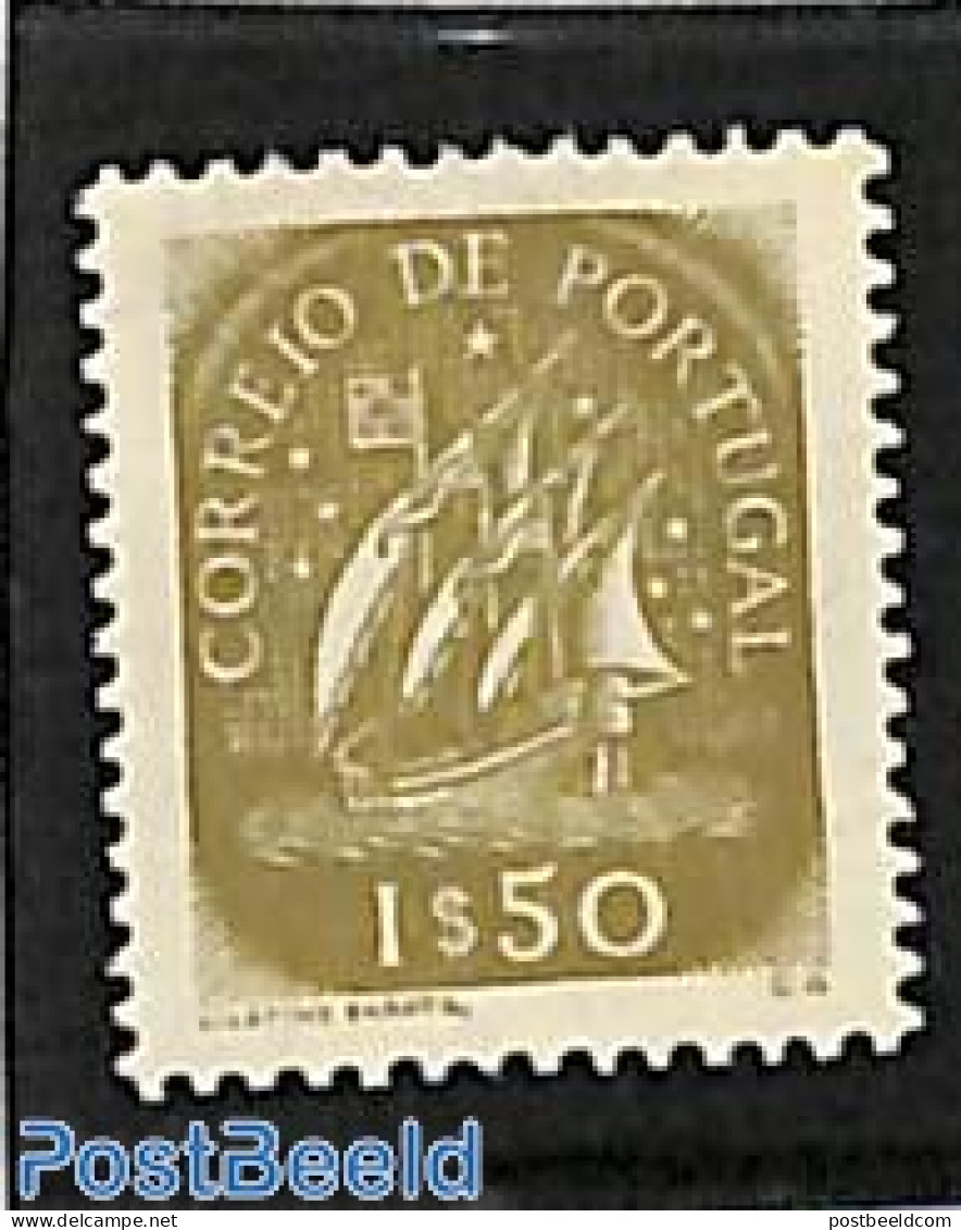 Portugal 1949 1.50E, Stamp Out Of Set, Mint NH, Transport - Ships And Boats - Nuevos