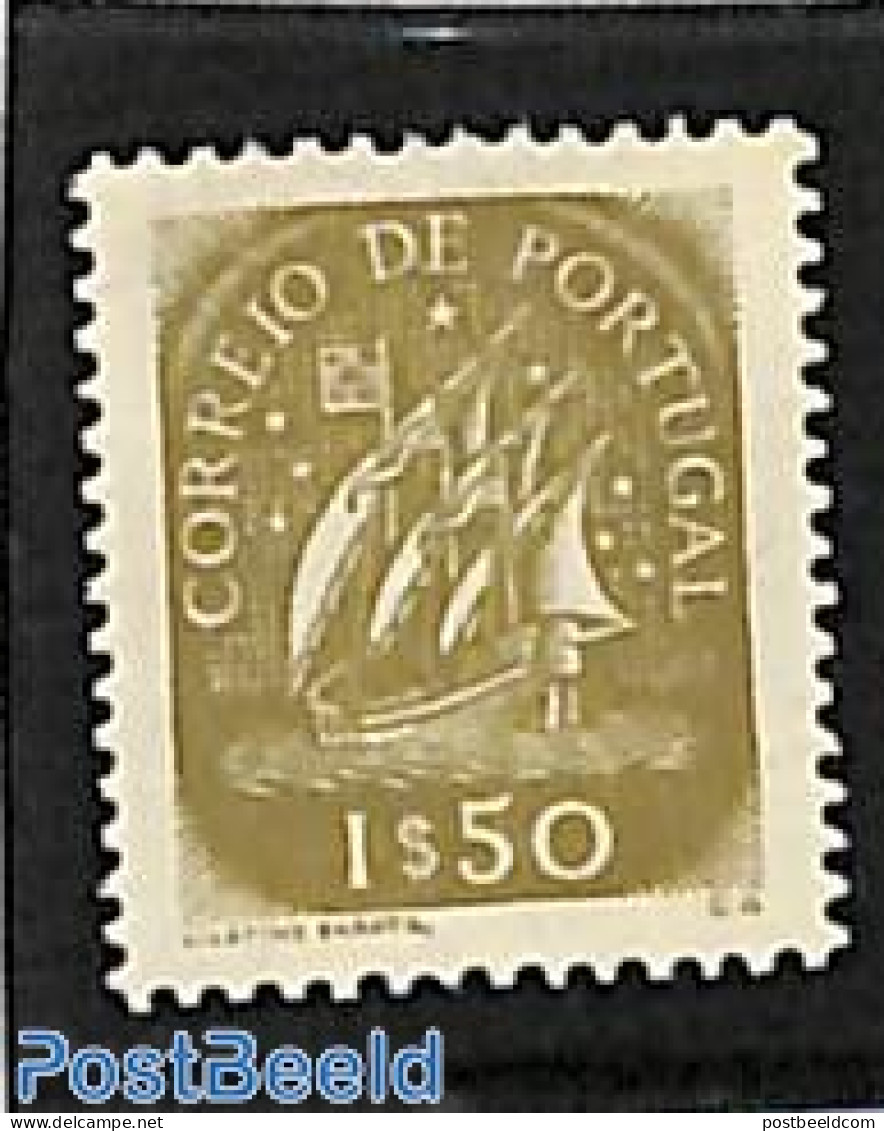 Portugal 1949 1.50E, Stamp Out Of Set, Mint NH, Transport - Ships And Boats - Neufs