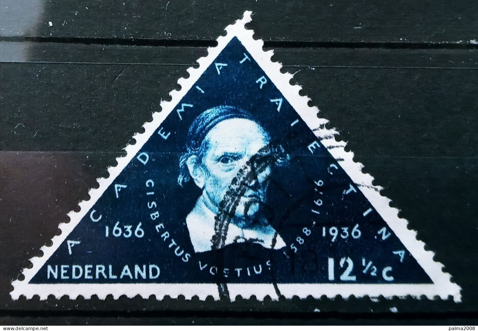 HOLANDA - IVERT 287 USADO - 3º CENT. FUNDACION DE ACADEMIA DE UTRECHT - EL DE LA FOTO - Used Stamps