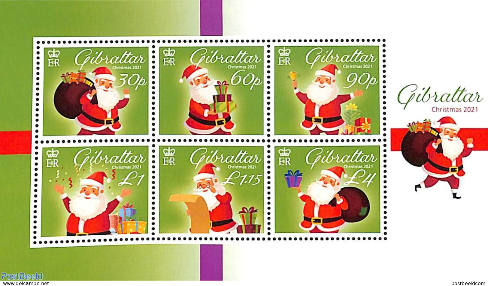 Gibraltar 2021 Christmas S/s, Mint NH, Religion - Christmas - Noël