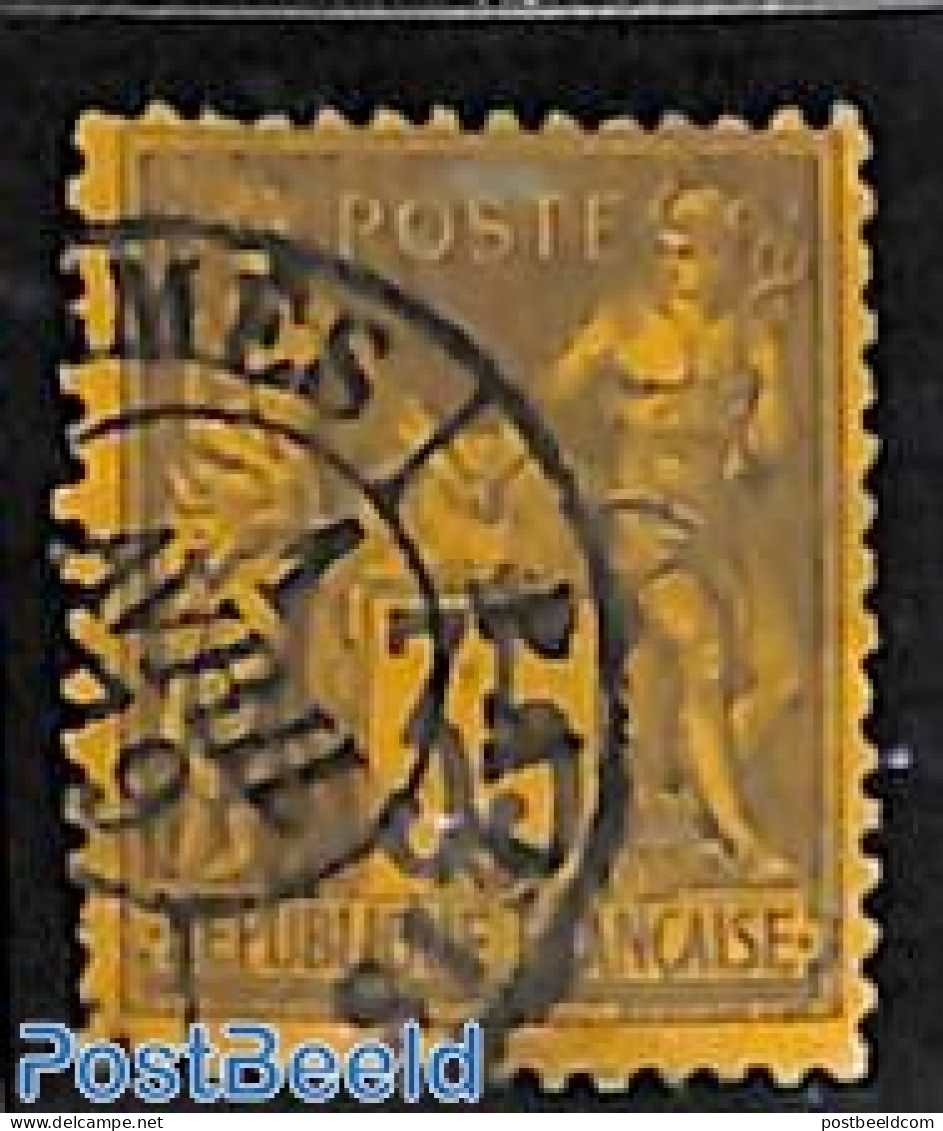 France 1877 35c, Used, Used Stamps - Gebruikt