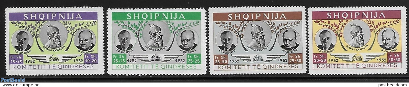 Albania 1952 1952, Private Issue. Not Valid For Postage., Unused (hinged), History - Various - Politicians - Errors, M.. - Oddities On Stamps