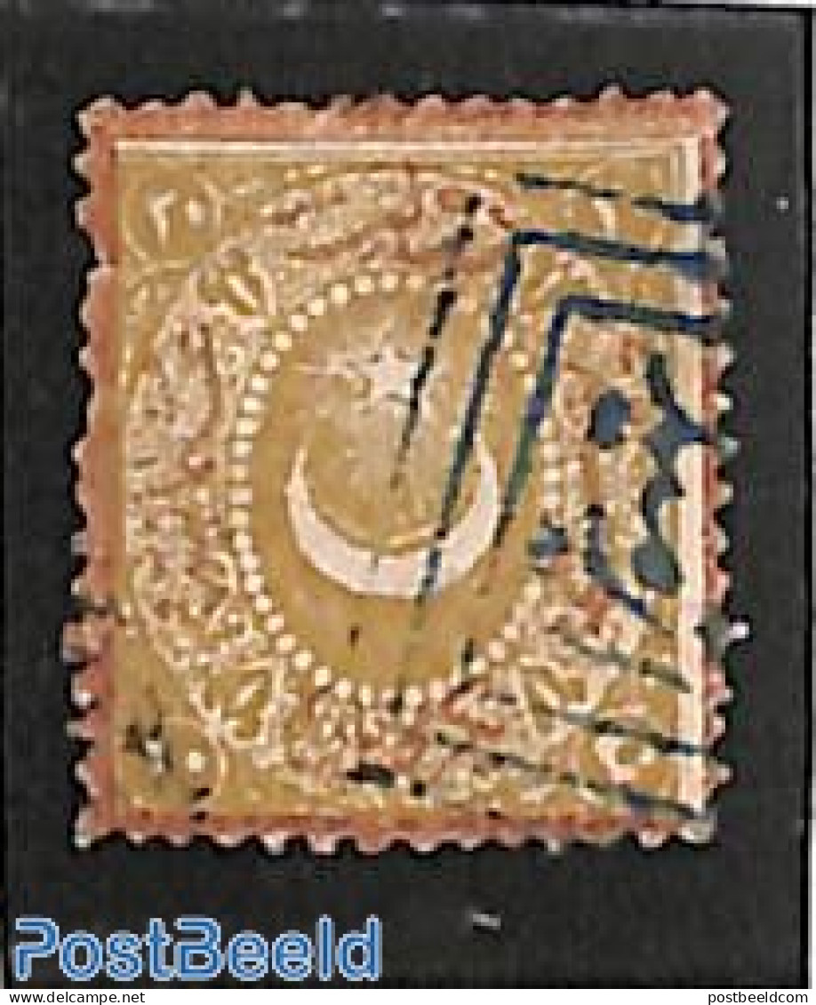 Turkey 1869 20pa, Postage Due, Used, Used Stamps - Autres & Non Classés
