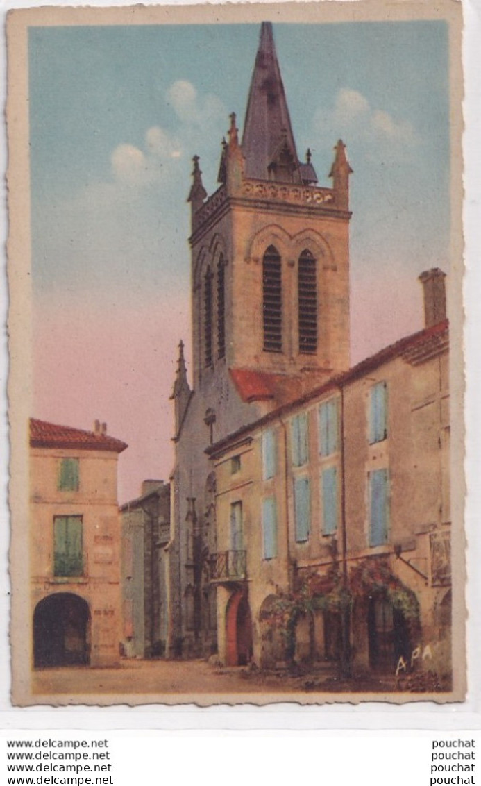 B22-47) DAMAZAN ( LOT ET GARONNE) L' EGLISE - ( 2 SCANS ) - Damazan