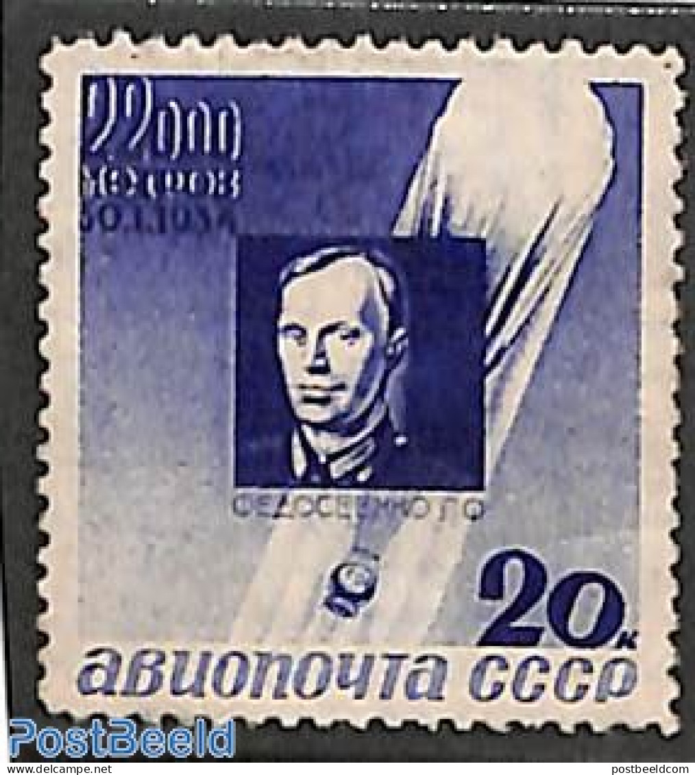 Russia, Soviet Union 1934 20K, Stamp Out Of Set, Unused (hinged), Transport - Balloons - Nuovi