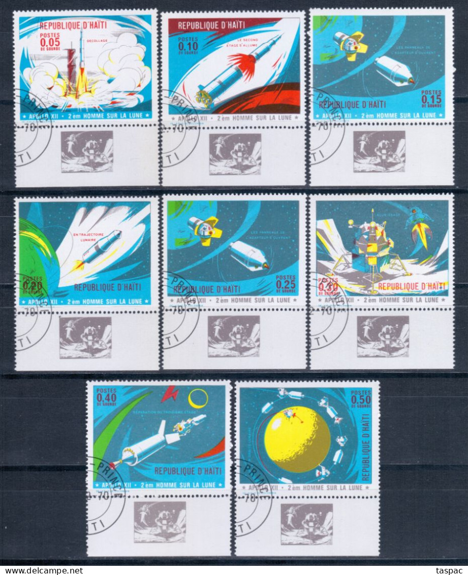 Haiti 1970 Mi# 1116-1131 A Used - Apollo 12 / Space - Amérique Du Nord