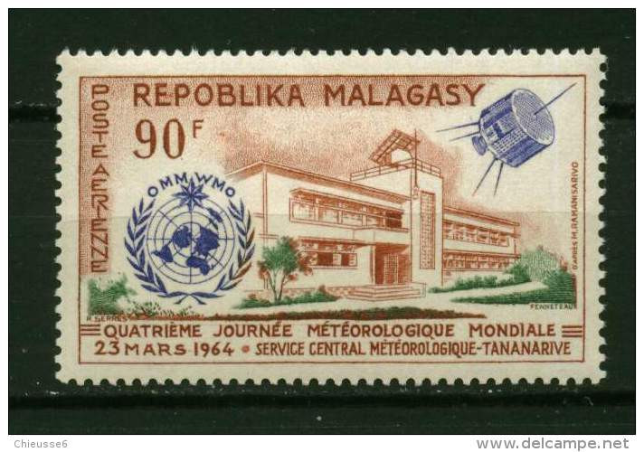 Rep. Madagascar**  PA N° 95 - Journée Météo. - Madagascar (1960-...)