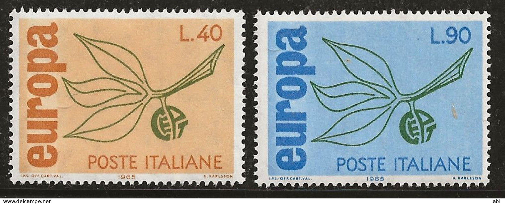 Italie 1965 N°Y.T. ;  928 Et 929 ** - 1961-70: Neufs