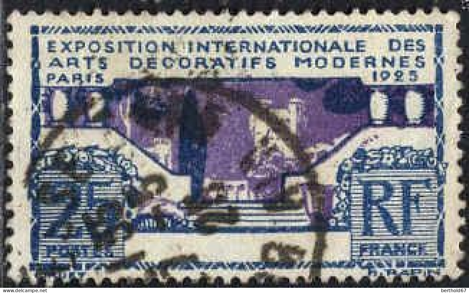 France Poste Obl Yv: 213 Mi:179 Exposition Internationale Arts Décoratifs Paris 1925 (beau Cachet Rond) - Gebraucht