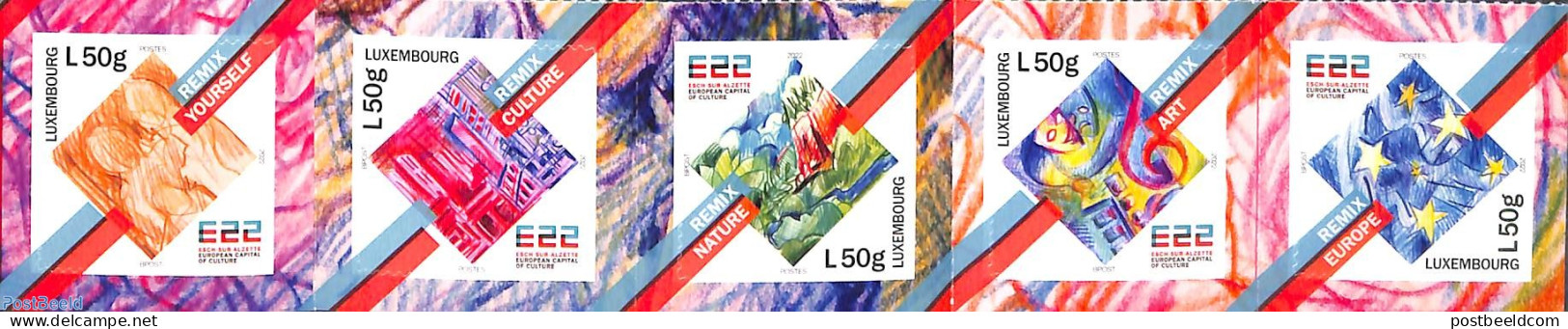 Luxemburg 2022 Esch 2022, European Cultural Capital 5v S-a, Mint NH, History - Europa Hang-on Issues - Nuovi