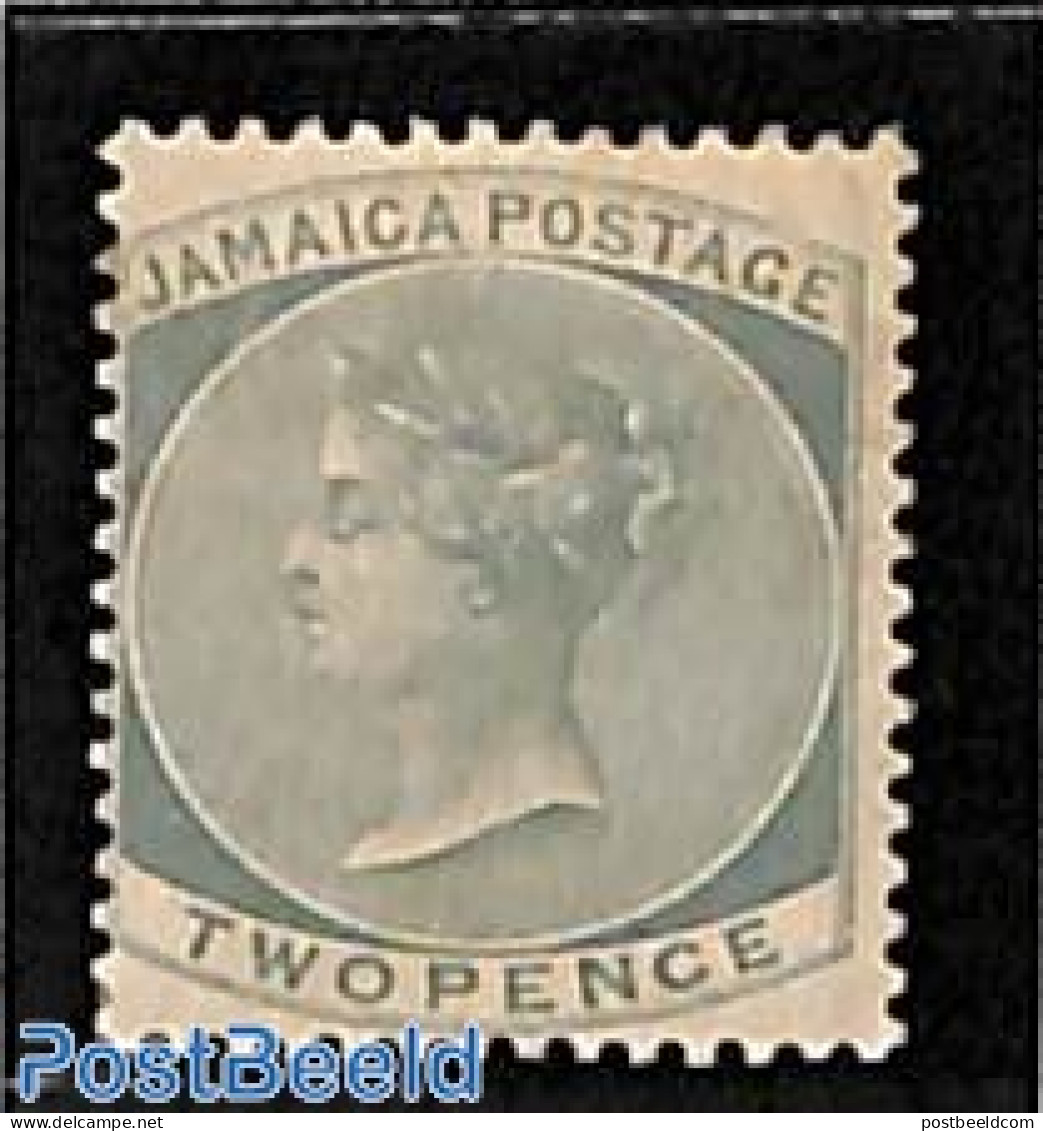 Jamaica 1885 2d, WM Crown-CA, Stamp Out Of Set, Unused (hinged) - Jamaique (1962-...)