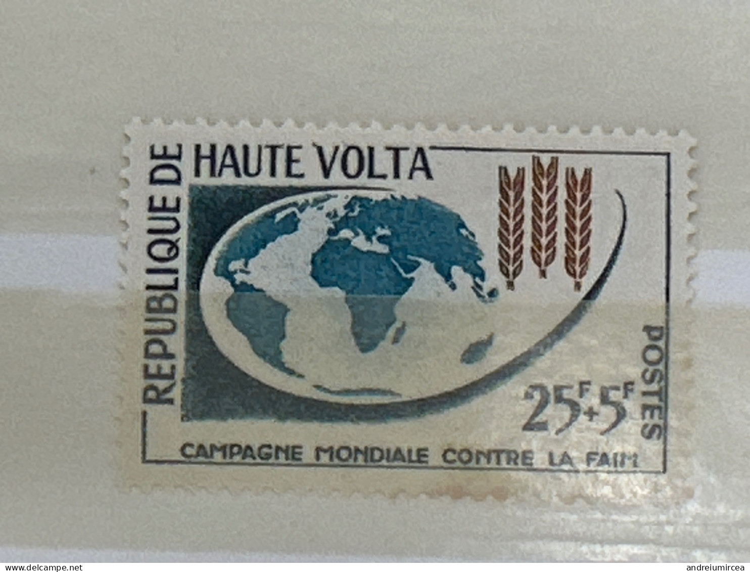 1963  Haute Volta MNH Campagne Contre La Faim - Obervolta (1958-1984)