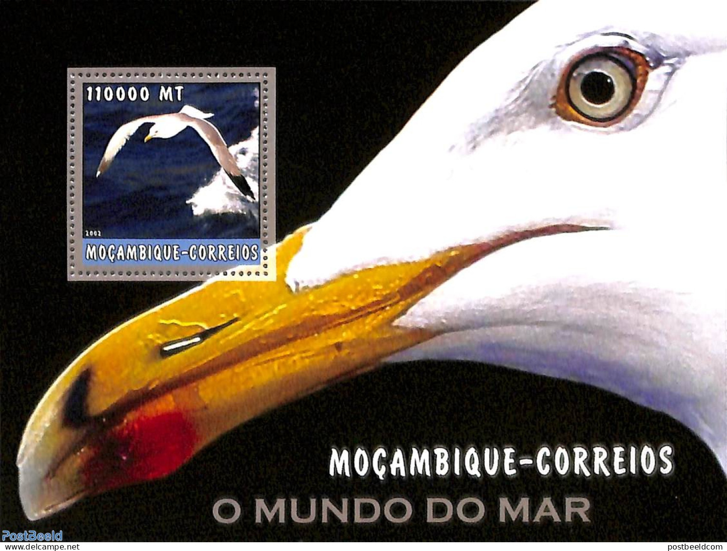 Mozambique 2002 Sea Birds S/s, Mint NH, Nature - Birds - Mosambik