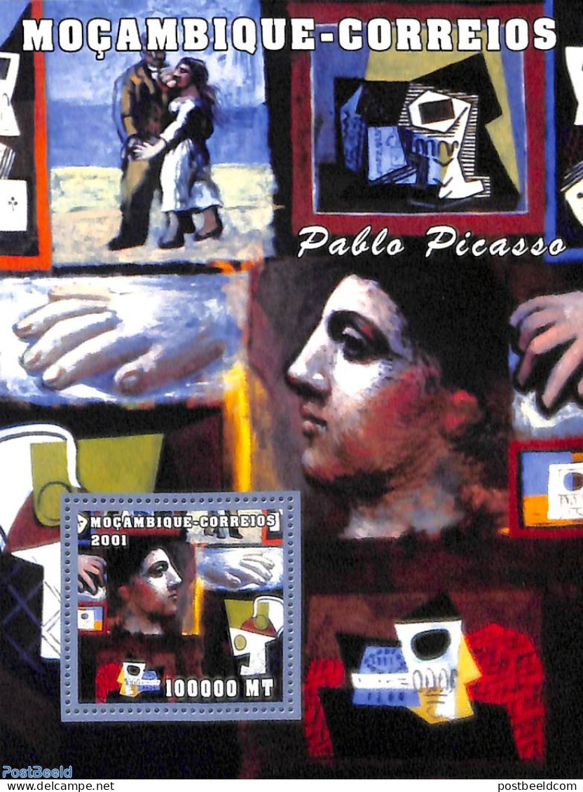 Mozambique 2001 Picasso S/s, Mint NH, Art - Modern Art (1850-present) - Pablo Picasso - Paintings - Mozambique