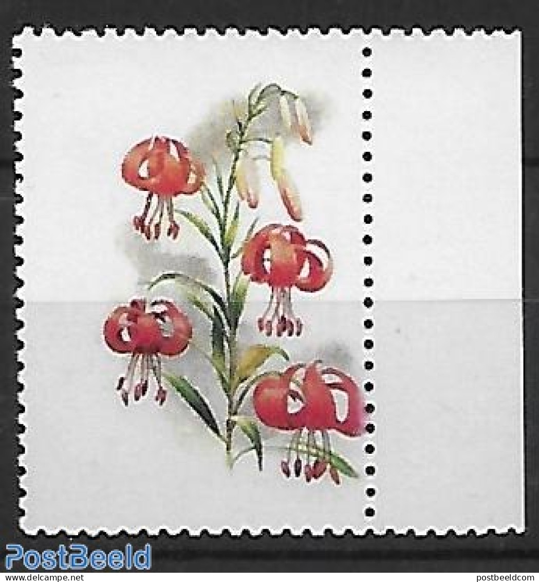 Russia, Soviet Union 1988 Printed On The Backside, Mint NH, Nature - Various - Flowers & Plants - Errors, Misprints, P.. - Ungebraucht