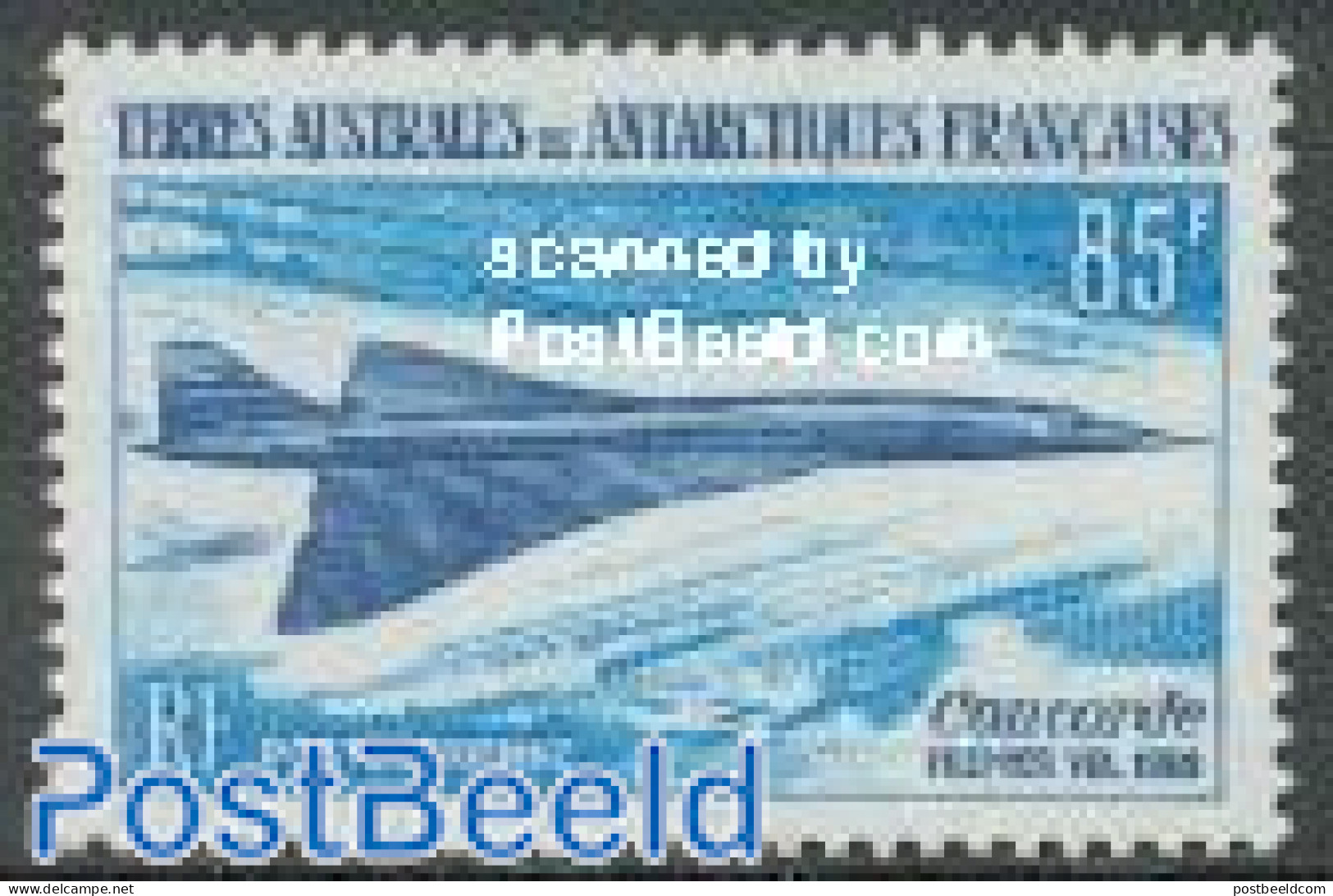 French Antarctic Territory 1969 Concorde 1v, Unused (hinged), Transport - Concorde - Aircraft & Aviation - Nuevos