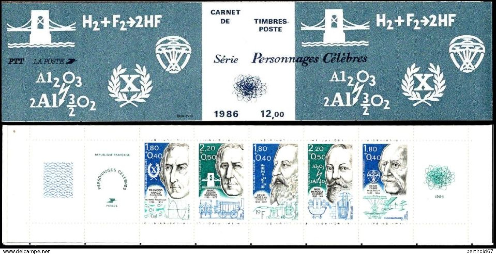 France Carnet N** Yv:BC2400A Mi:MH4 Personnages Célèbres Scientifiques (Thème) - Physique