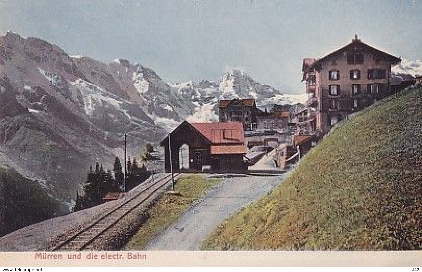 MURREN          Und Die Electr Bahn             En Couleur - Mürren