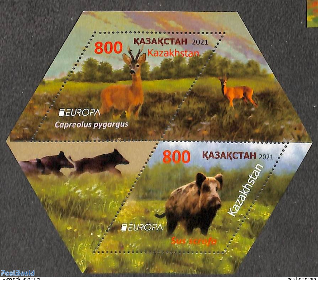 Kazakhstan 2021 Europa, Endangered Animals S/s, Mint NH, History - Nature - Europa (cept) - Animals (others & Mixed) -.. - Kazakhstan