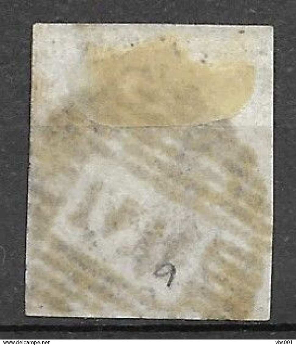 OBP10 Met 4 Randen En Met Ambulantstempel M.VI (zeer Mooi, Zie Scans) - 1858-1862 Medallions (9/12)