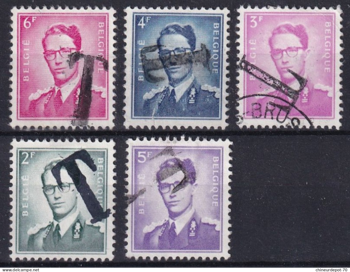 TIMBRES T Taxes ROI KING BAUDOUIN - Postzegels