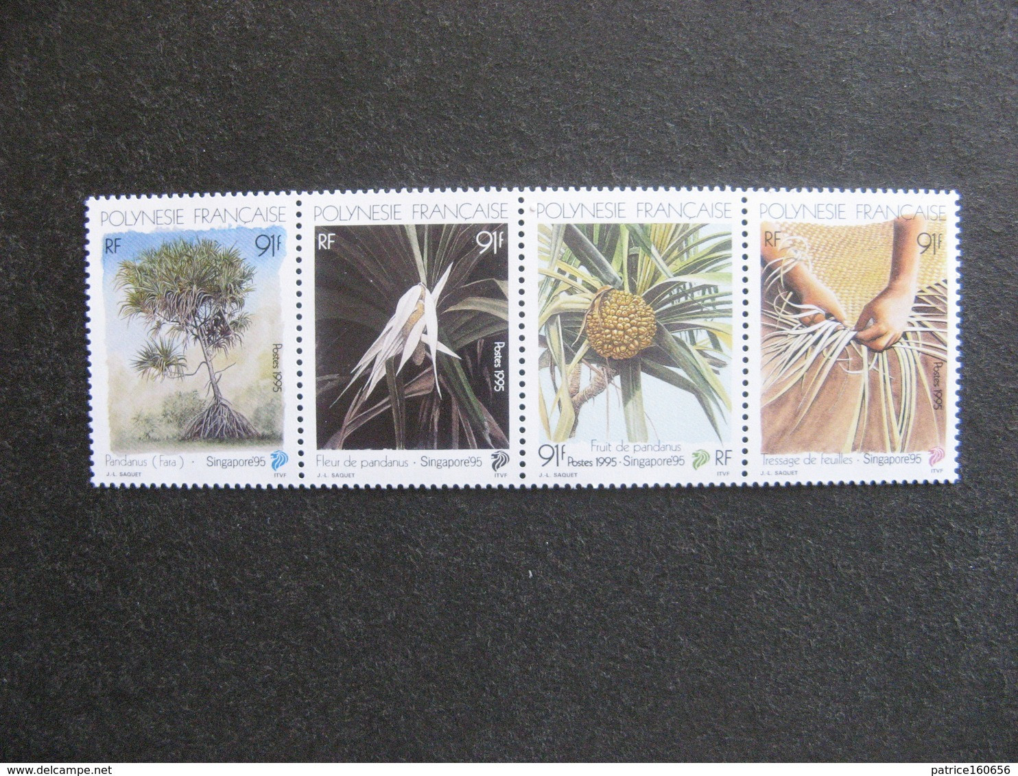 Polynésie: TB Bande N° 489/492 , Neuve XX . - Unused Stamps