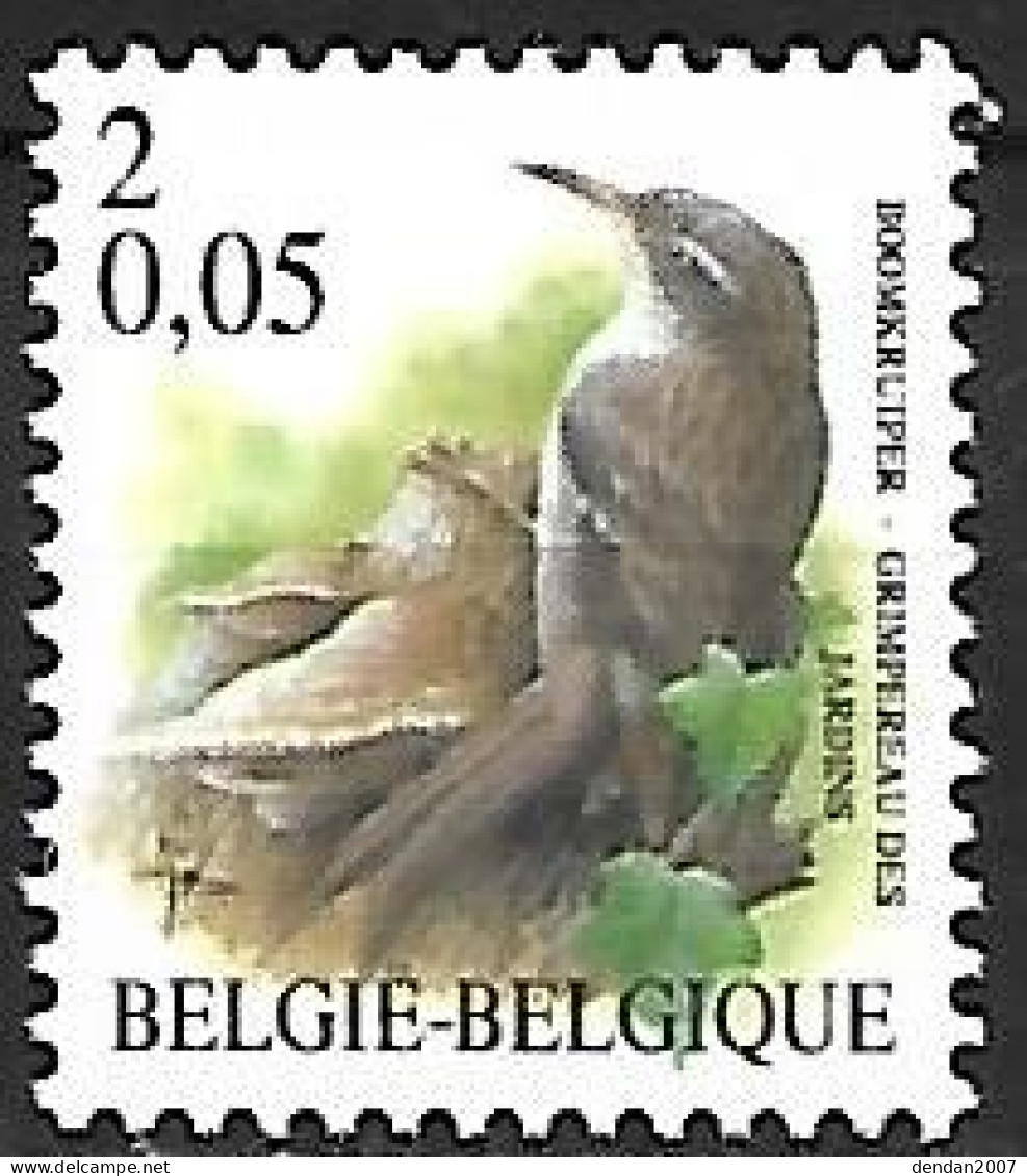 Belgium - MNH ** BUZIN -  2 BEF - 0.05 €  / 2000 : Boomkruiper -  Short-toed Treecreeper  -  Certhia Brachydactyla - Uccelli Canterini Ed Arboricoli