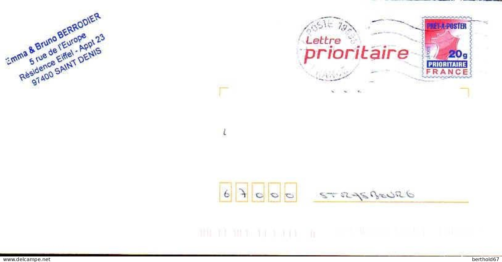 France Entier-P Obl (5050) Carte De France Lettre Prioritaire 20g (TB Cachet Rond) 19595 22-12-14 B2K/13U425 - Prêts-à-poster:  Autres (1995-...)