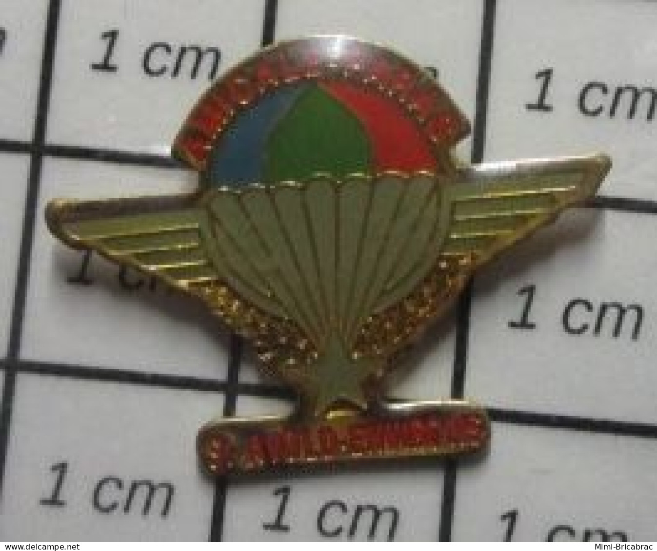 312B Pin's Pins / Beau Et Rare : ASSOCIATIONS / AMICALE PARAS ST AVOLD PARACHUTE - Associations