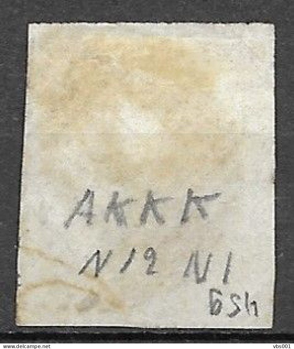 OBP12 Met 4 Randen En Met Ambulantstempel N.I (zie Scans) - 1858-1862 Medallions (9/12)