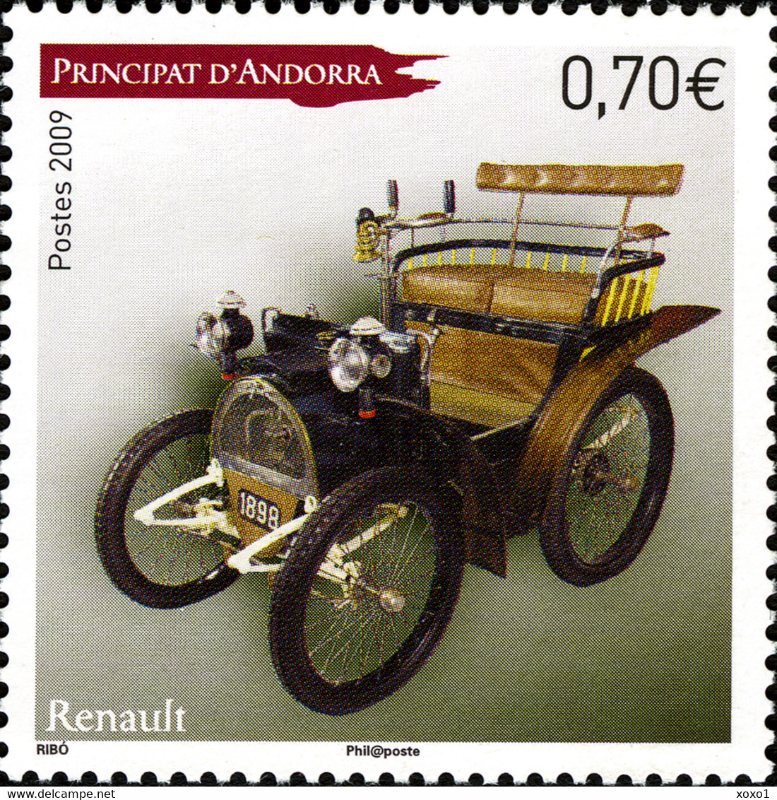 Andorra 2009  MiNr. 695 Transport Cars Motor Vehicles Renault Type A (1898) 1v MNH** 1,40 € - Nuevos