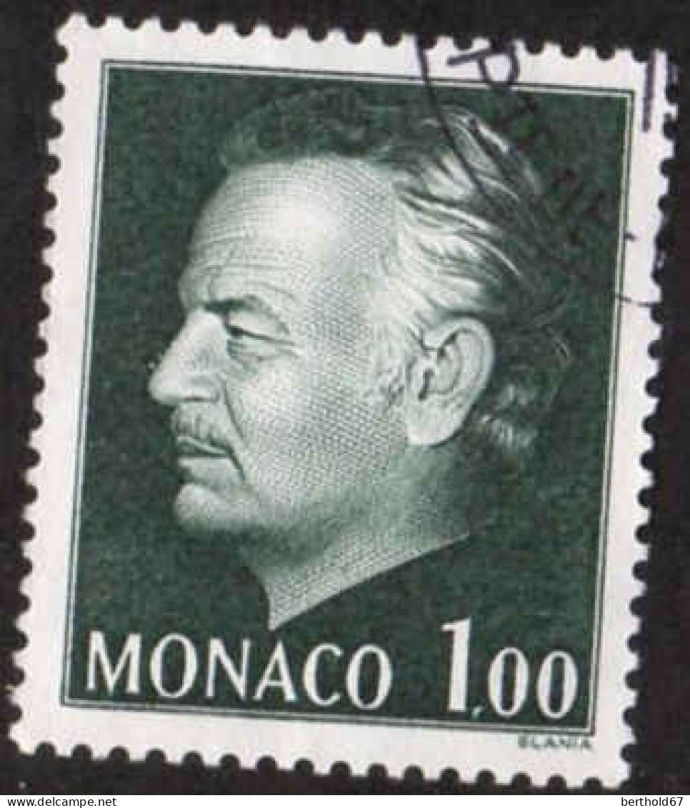 Monaco Poste Obl Yv:1141 Mi:1325 Prince Rainier III (Beau Cachet Rond) - Usados