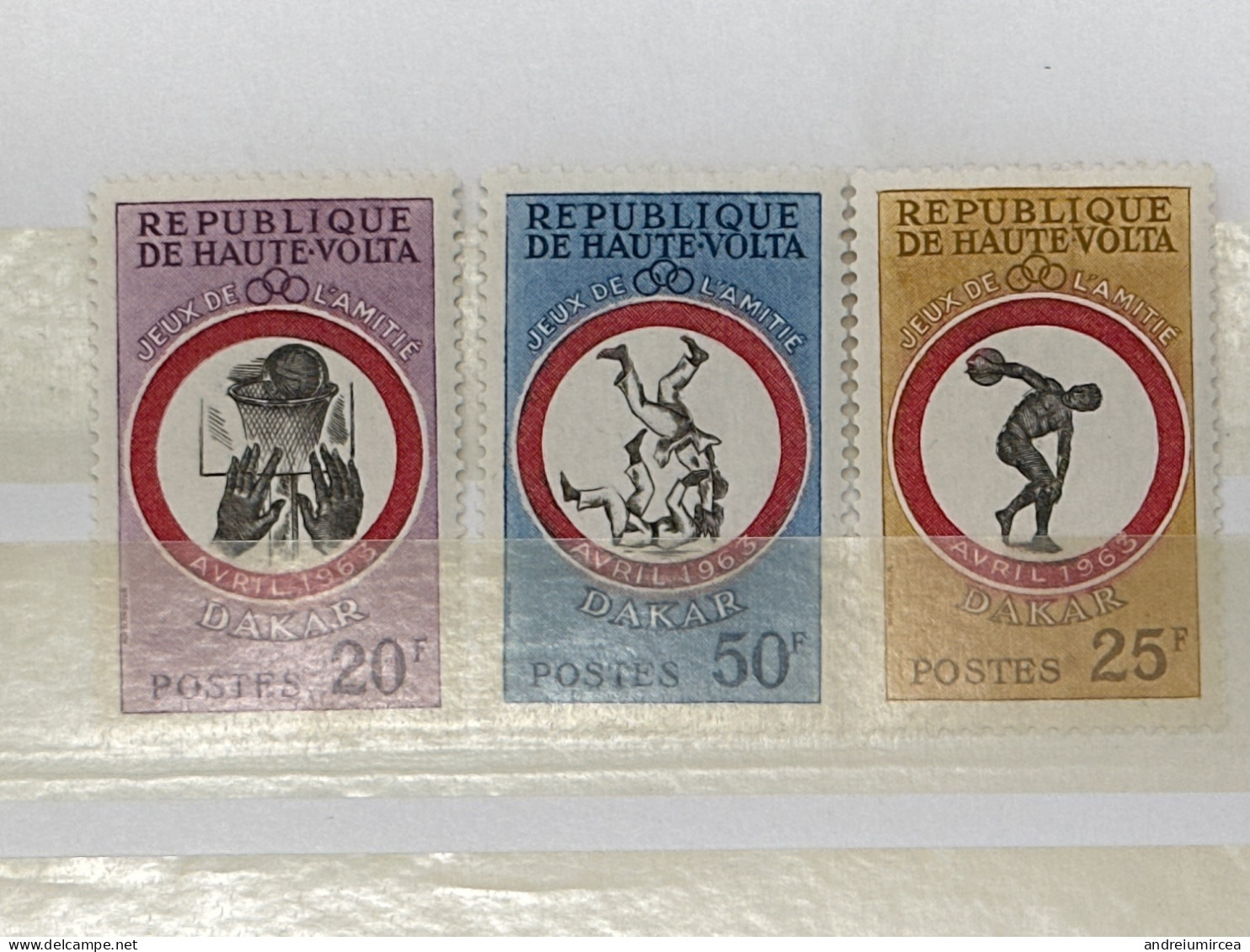 1963  Haute Volta MNH Jeux De L’amitié - Haute-Volta (1958-1984)