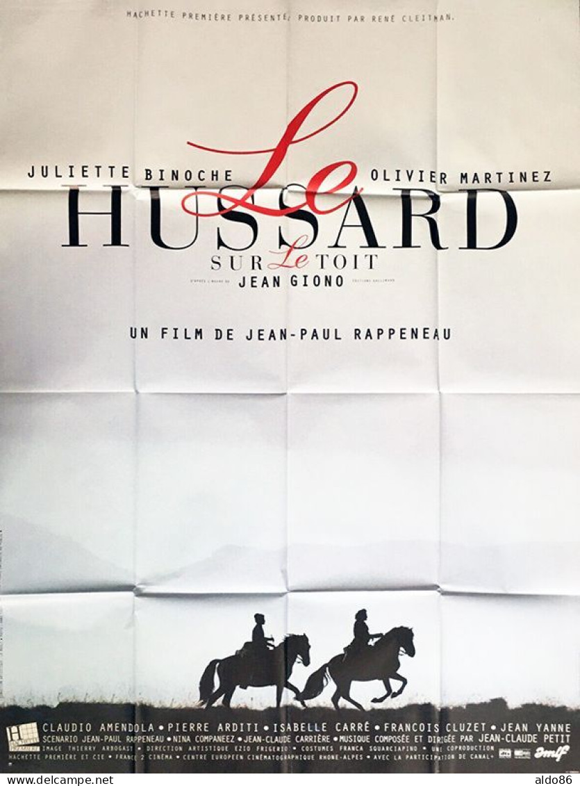 Affiche 120 X 160 Du Film "LE HUSSARD SUR LE TOIT" De Jean Paul Rappeneau . - Afiches