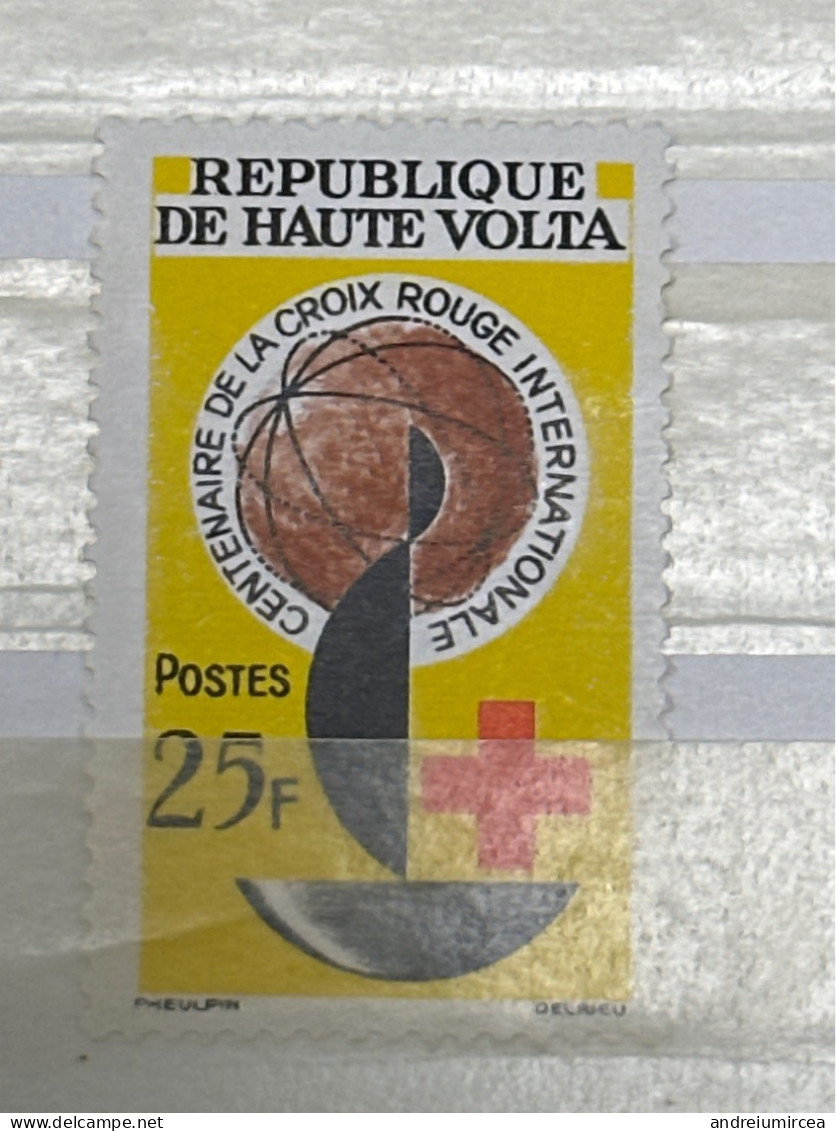 1963  Haute Volta MNH Croix Rouge Internationale - Obervolta (1958-1984)