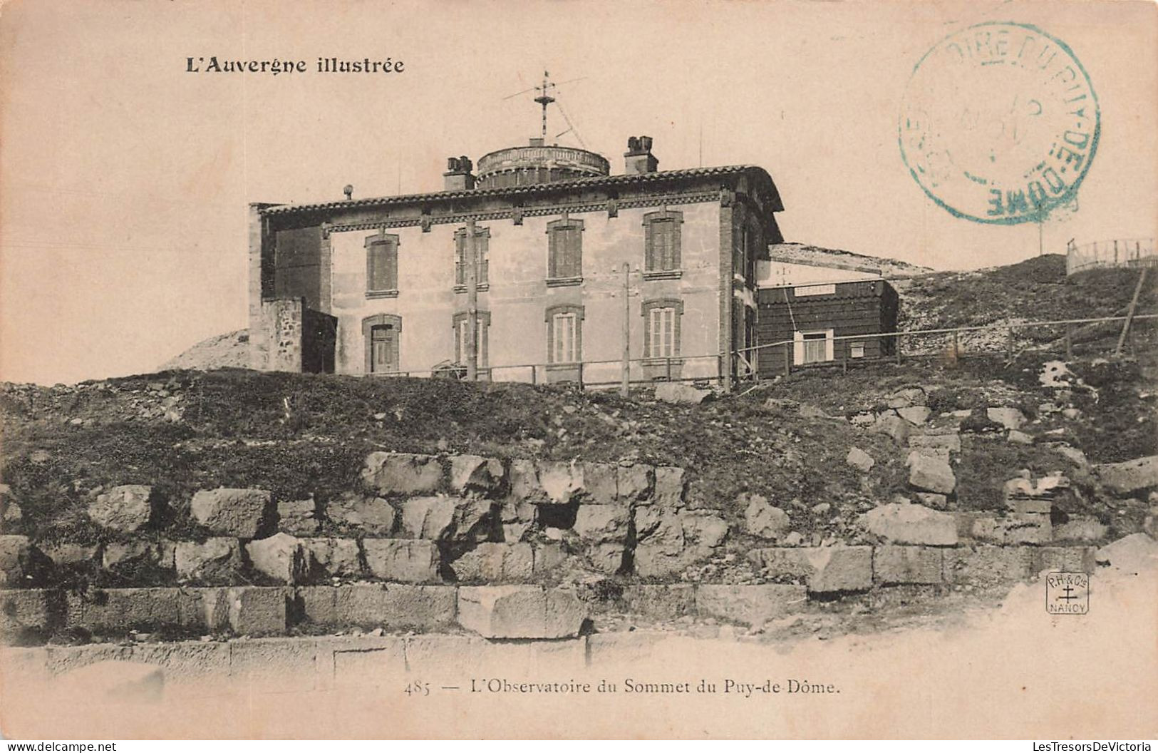 FRANCE - L'Auvergne Illustré - L'observatoire Du Somme Du Puy De Dôme - Vue Générale - Carte Postale Ancienne - Andere & Zonder Classificatie