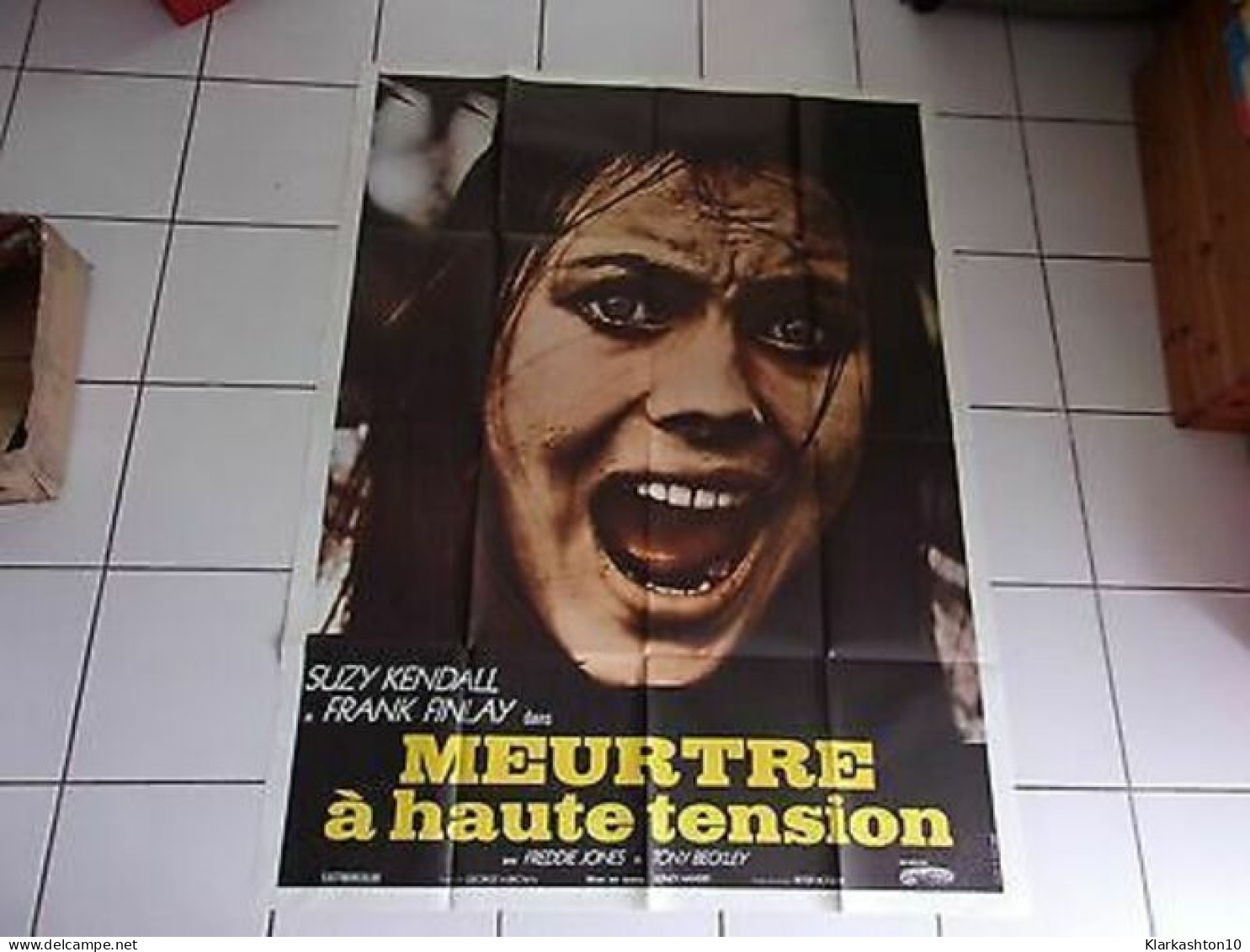 Rare Affiche Originale 120 X 160 Film Meurtre à Haute Tension - Afiches