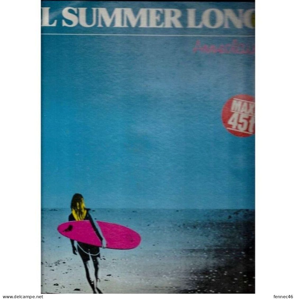 Vinyle Maxi 45T - Anne Claire All Summer Long - 45 G - Maxi-Single