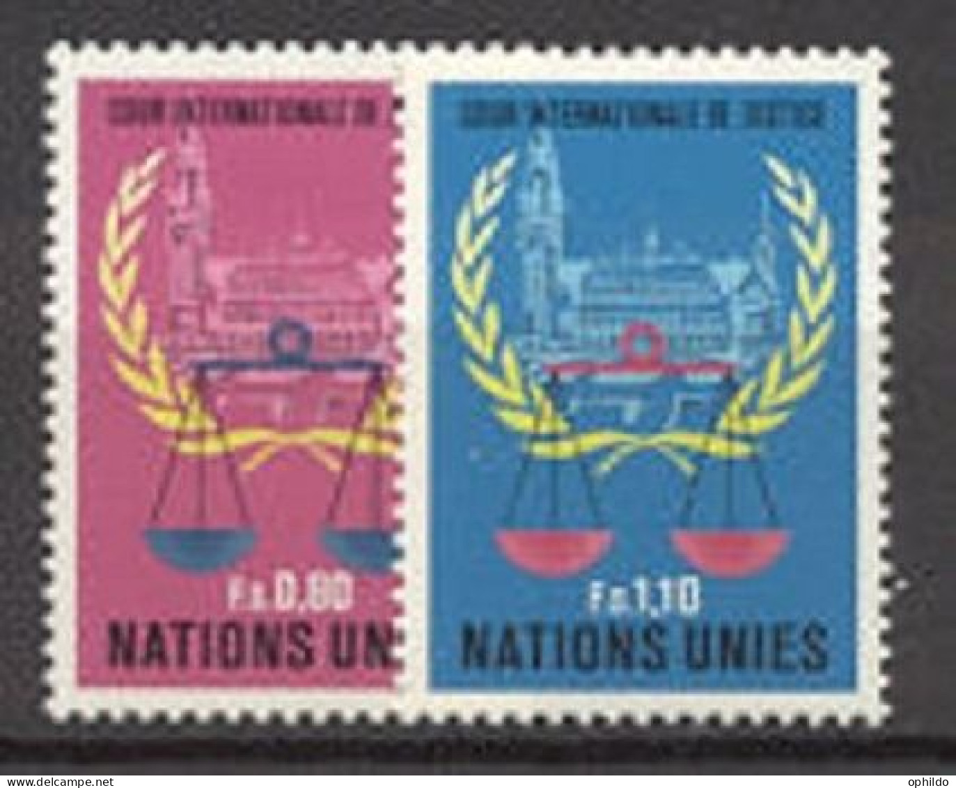 Nations Unies  Genève   86/87  * *  TB    - Ongebruikt