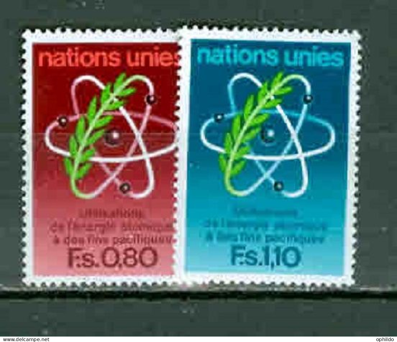 Nations Unies  Genève   70/71  * *  TB    - Unused Stamps