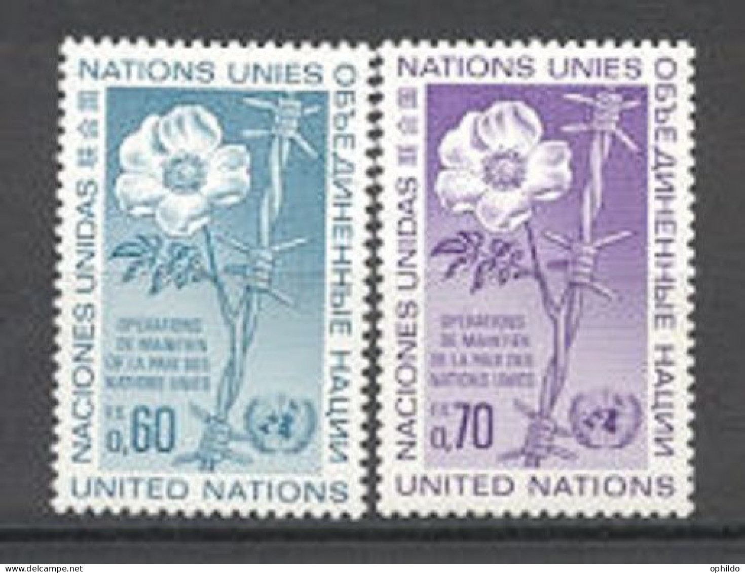 Nations Unies  Genève   54/55  * *  TB    - Unused Stamps