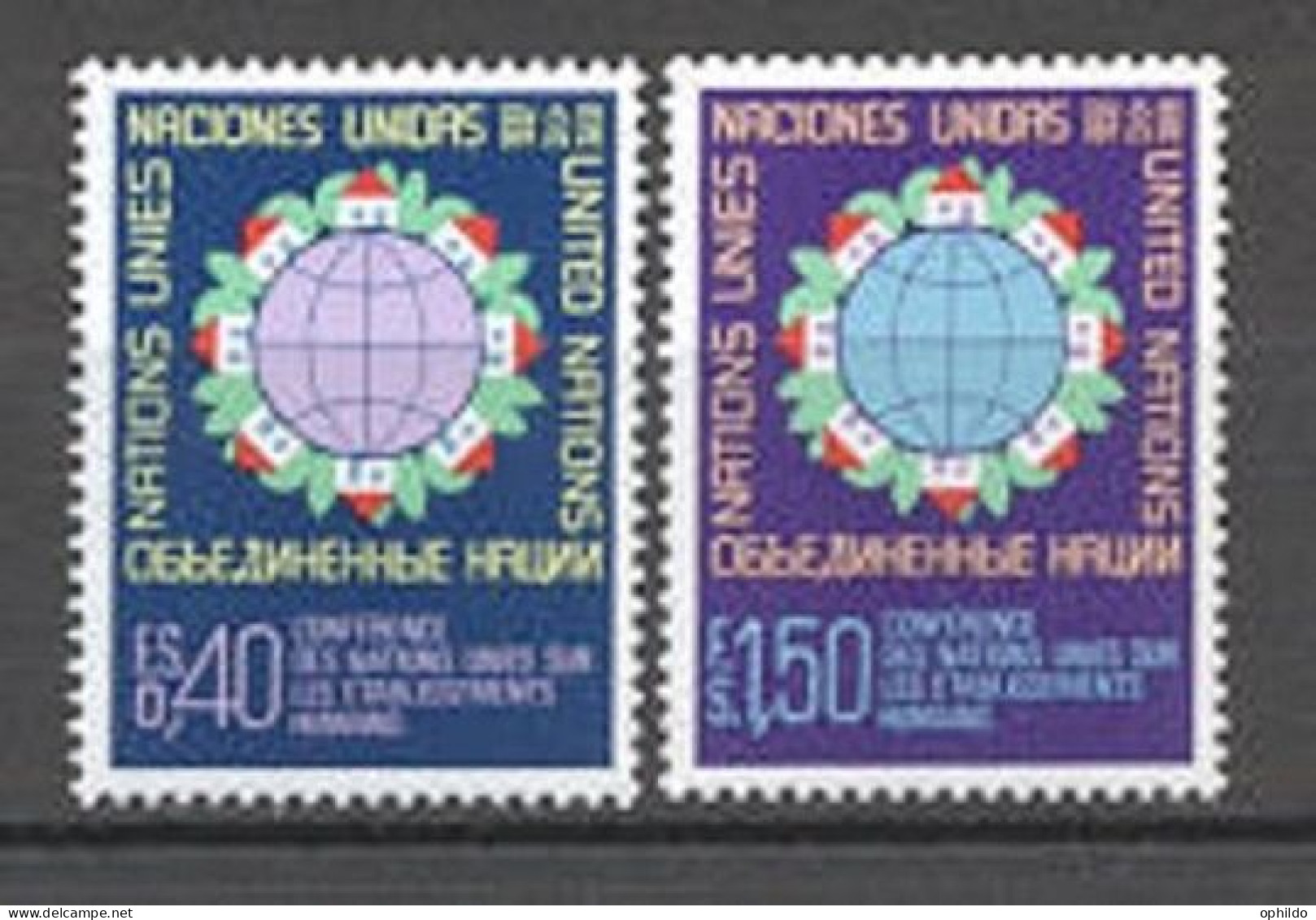 Nations Unies  Genève   58/59  * *  TB    - Unused Stamps
