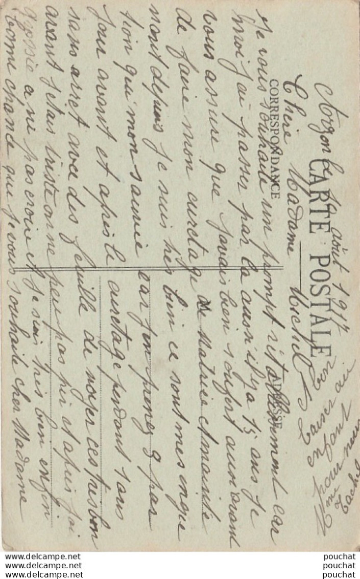 E22- 56) EN BRETAGNE - APRES LA BATAILLE -  EDITEUR H. LAURENT PORT LOUIS - (2 SCANS) - Port Louis