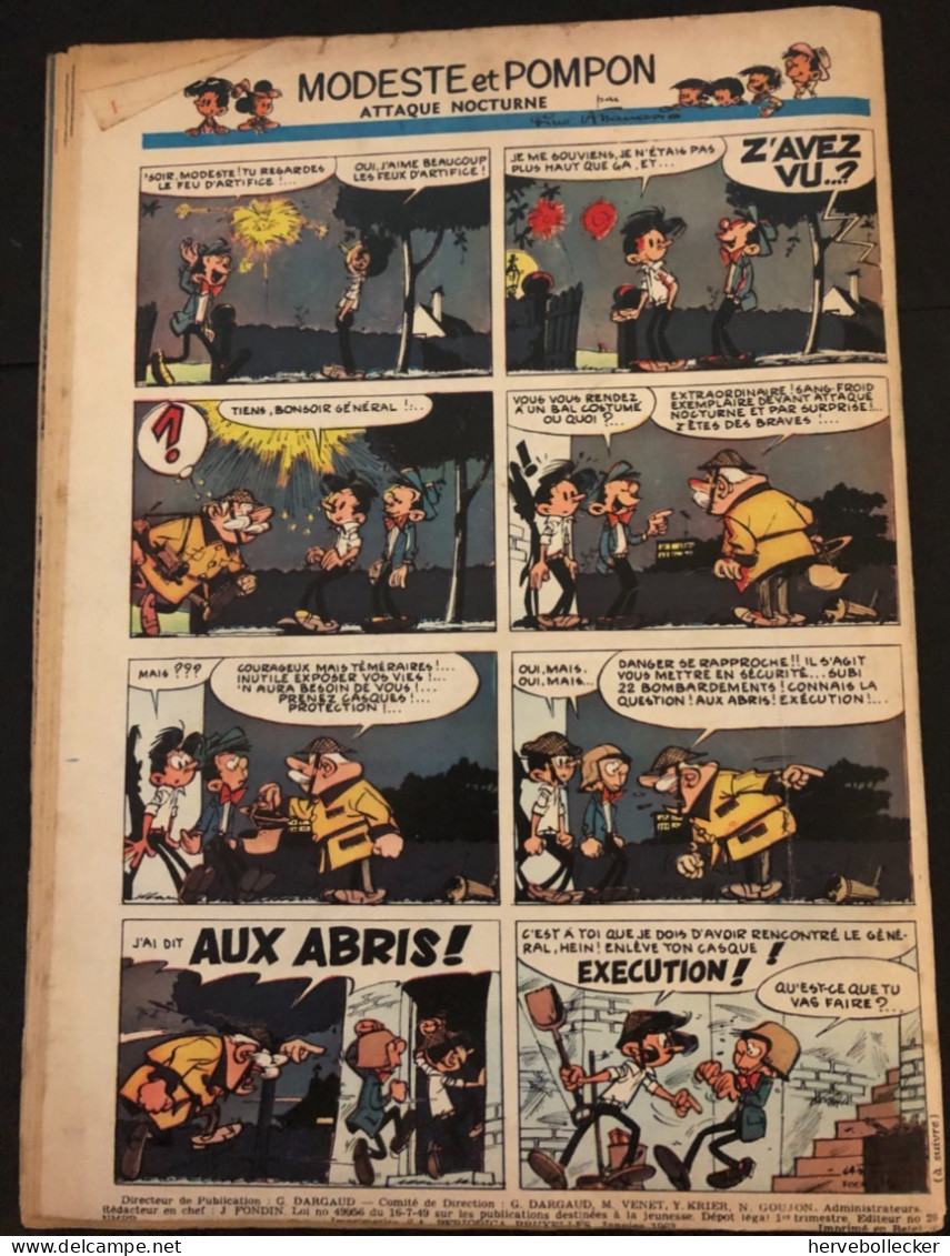 TINTIN Le Journal Des Jeunes N° 742 - 1963 - Tintin