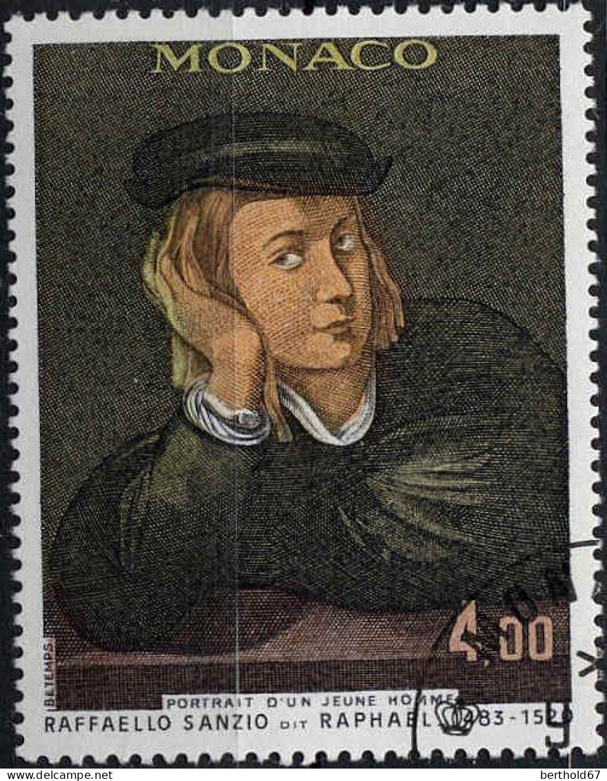 Monaco Poste Obl Yv:1389/1392 Les Arts (TB Cachet Rond) - Used Stamps