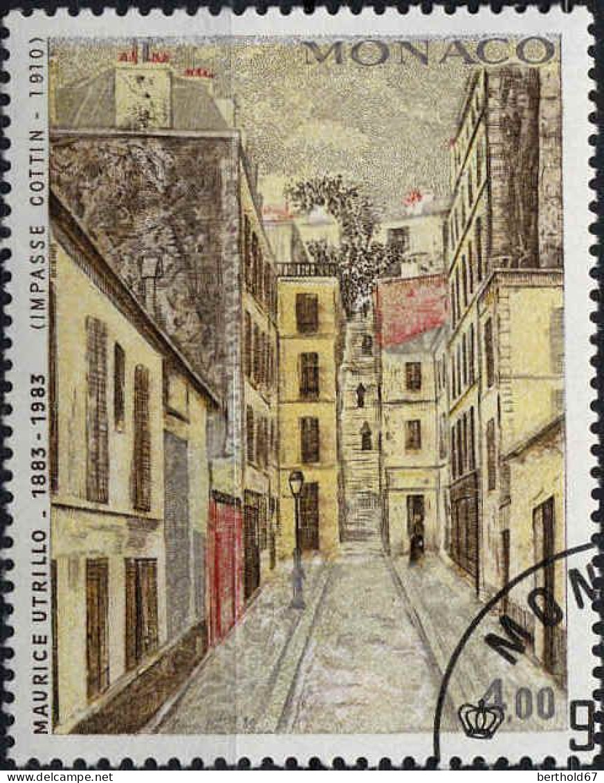 Monaco Poste Obl Yv:1389/1392 Les Arts (TB Cachet Rond) - Used Stamps